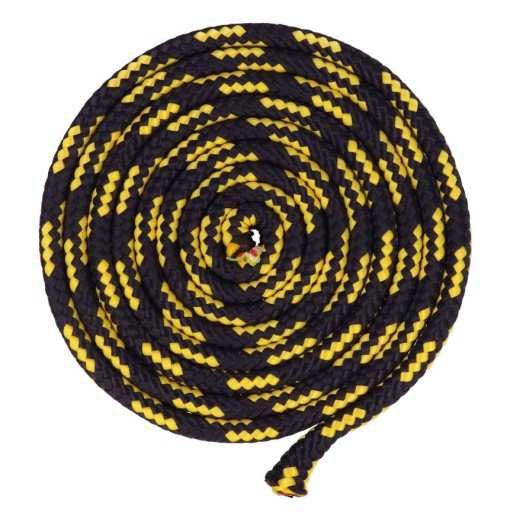 Struna 6mm ROPE Námornícka modrá/žlté jadro 10m