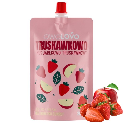 OWOLOVO Jahodová pena pre deti, čisté zdravie