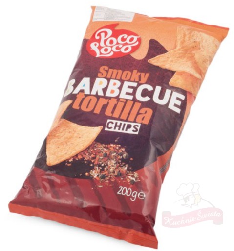 Poco Loco Barbecue nacho chipsy 200 g
