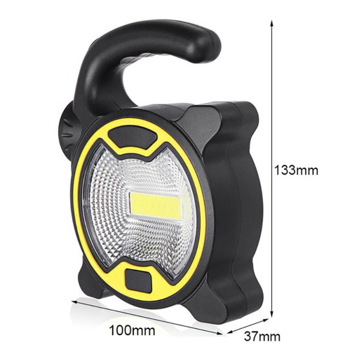 VÝKONNÁ DIELENSKÁ LAMPA COB LED LAMPA S RÚČKOU