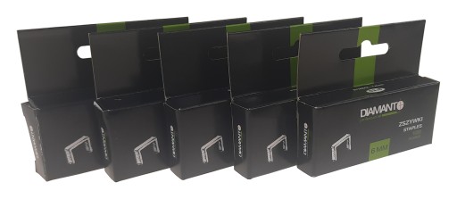 Čalúnnické sponky 6 mm - 5 balení po 5000 ks