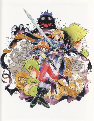 Plagát Anime Manga Slayers slyr_001 A3 (vlastné)