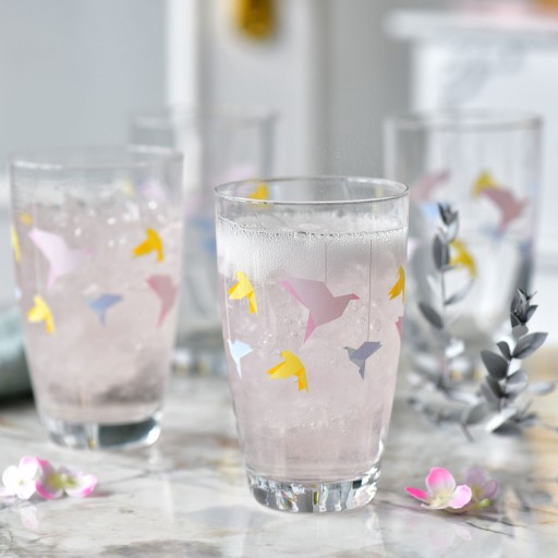 DECO Origami poháre KROSNO 2x450ml na vodu a džús