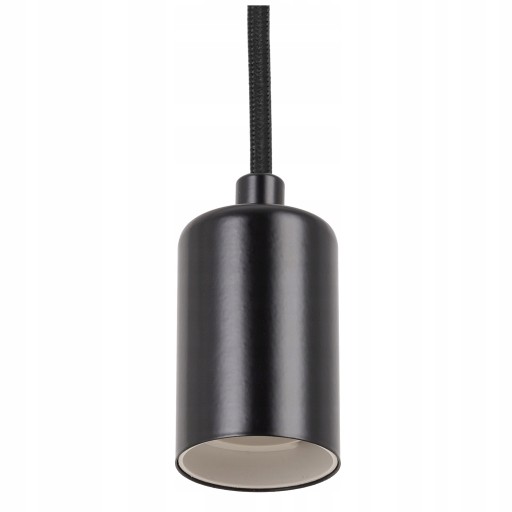 ZÁVESNÉ stropné svietidlo, ozdobný držiak žiarovky E27, LAMPA LOFT Black