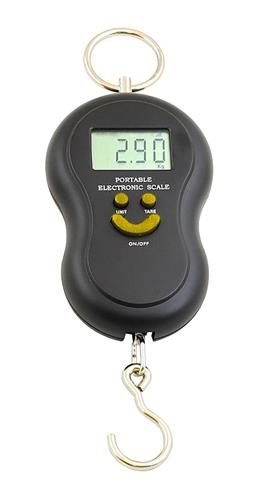 VÁHA NA KUFRIER, RUČNÝ HÁK, ELEKTRONICKÁ RYBÁRSKA VÁHA, DO 50 KG