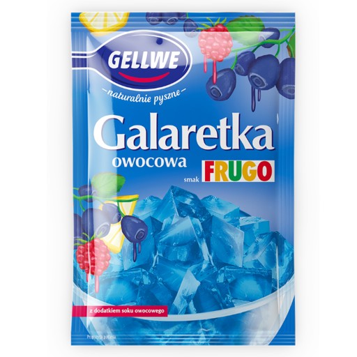 Gellwe Frugo modré želé 72 g