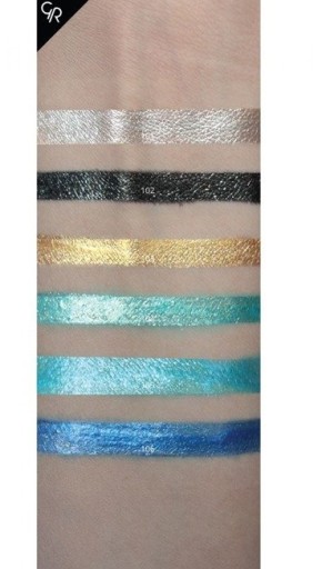 Golden Rose Extreme Sparkle Glitter Liquid Eyeliner Złoty 103