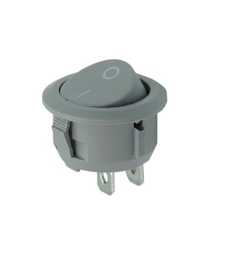 MINI NÁBYTOKOVÝ SPÍNAČ 250V 50Hz 2A Šedý