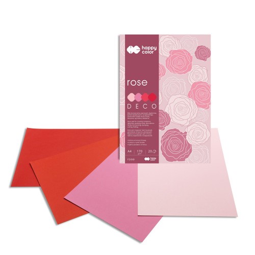 Happy Color technický blok A4 170g Deco Rose