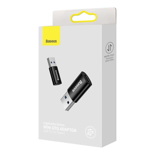 BASEUS ĽAHKÝ PRENOSNÝ ADAPTÉR USB-A USB-C USB 3.0 PD 10 GBPS