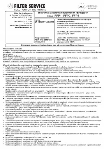FFP2 FFP2 20V protiprachová maska proti smogu