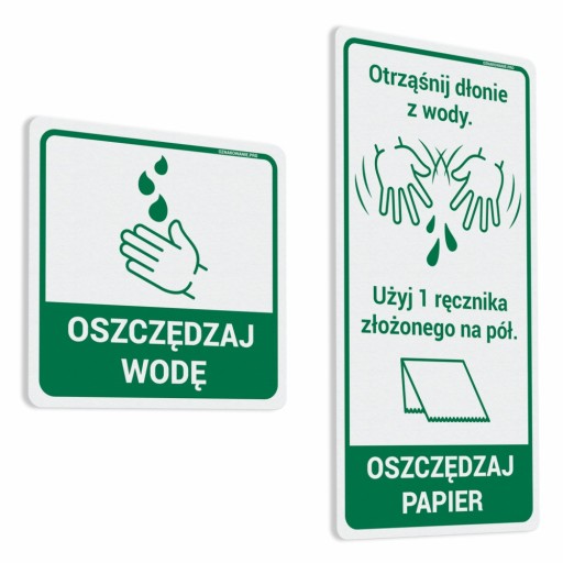Save Water, Save Paper - samolepky