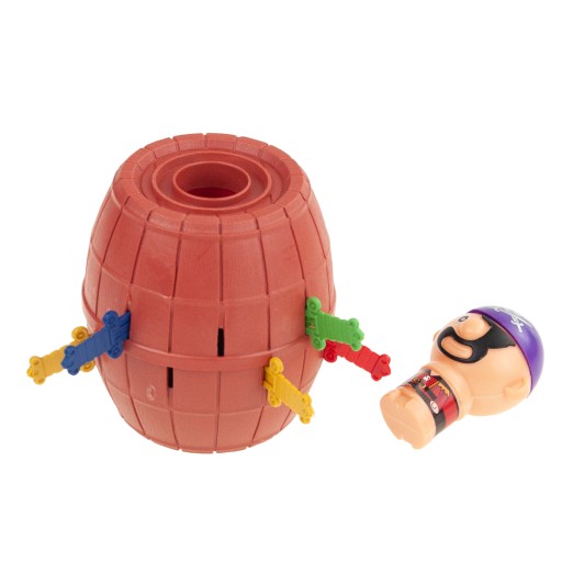 ARKÁDOVÁ HRA CRAZY PIRATE PIRATE BARREL TYČ PIRÁT VYSKOČÍ