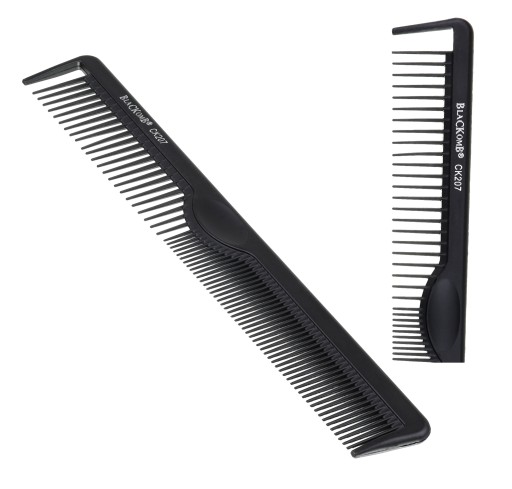 Barber Hrebeň na strihanie vlasov CARBON Black