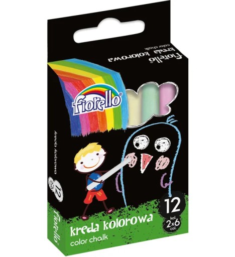 Farebná krieda 12 ks