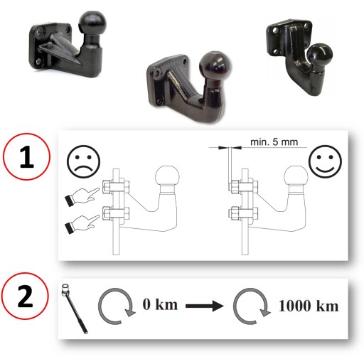 SKRUTKY NA ŤAŽNÝ HÁK, GUĽA 2xM16x50 - (8,8)