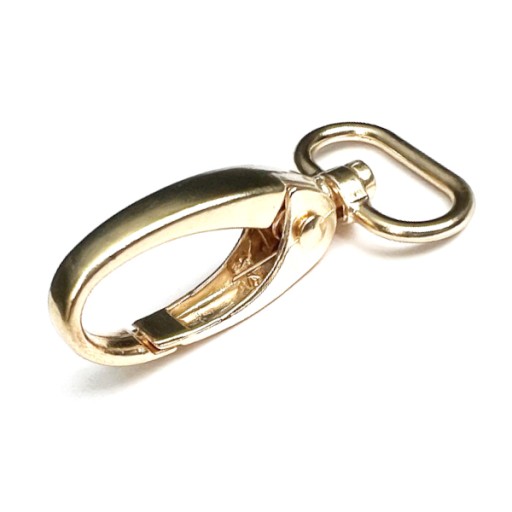 Karabína na tašku s opaskom na kľúče - GOLD KEYRING