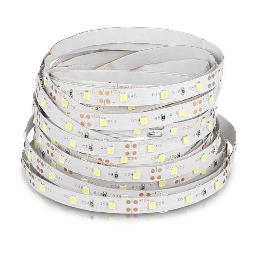 V-TAC LED PÁS LED SMD 3528 TEPLÁ BIELA 300 xLED 12V 5m