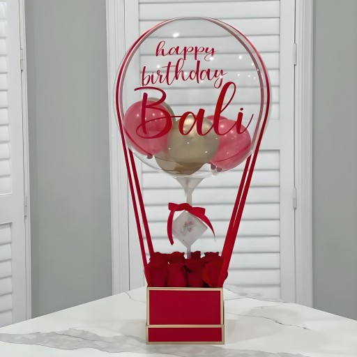 BALÓN BOBO, TRANSPARENTNÝ, bezfarebný, VEĽKÝ, XXL, 61 CM!!!