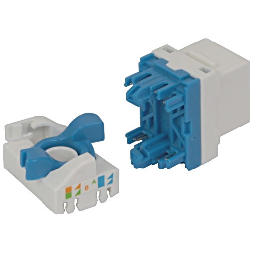 SOCKET KEYSTONE RJ45 MODUL BEZ NÁSTROJA KAT.6