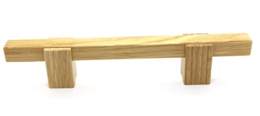 NÁBYTKOVÁ ÚCHYTKA ZÁBRADĽKA MASIV DUB L-160MM