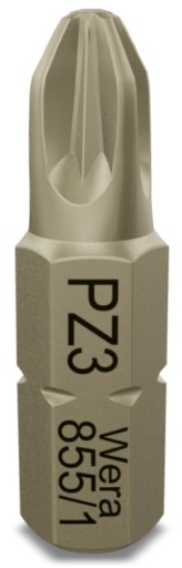 Super tvrdý hrot bitov Pozidriv PZ 3 Wera 072084