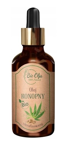 BIO OLJA NERAFINOVANÝ KONOPNÝ OLEJ 50 ML