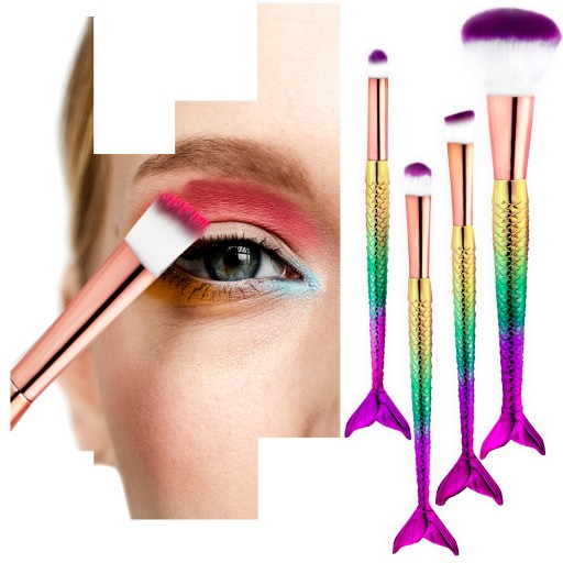 MERMAID FISH TAIL EYE EYE EYE KE-UP ŠTETEC SET