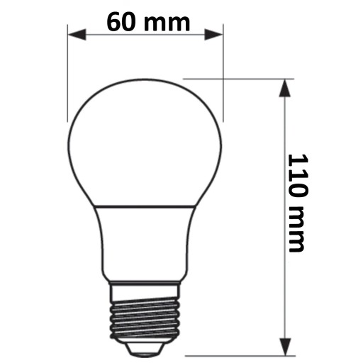 E27 LED žiarovka 8W = 60W 806lm 3000K Teplá biela CorePRO PHILIPS