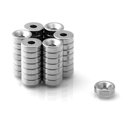 NEODYMOVÝ MAGNET 10x5 mm otvor 7/3,5 NA SKRUT