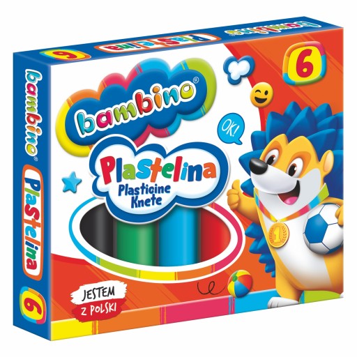 Bambino SCHOOL PLASTICINE 6 farieb x15g