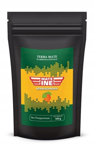 Yerba maté Mateine Ashwagandha + zázvor 50 g VZORKA