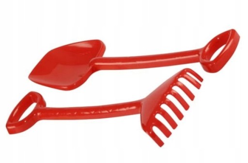 Veľká lopata a hrable pre deti do záhrady, 51 cm