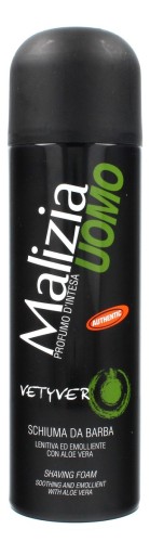 Malizia Uomo Vetyver Pena na holenie 300 ml
