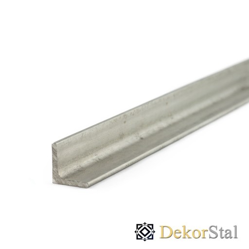 Nerezový uholník 20x20x3 mm. Dĺžka 0,5 m Hrúbka 3 mm INOX