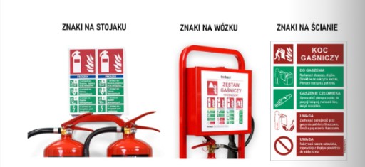 Popisný znak Práškový hasiaci prístroj 67x160mm Fólia