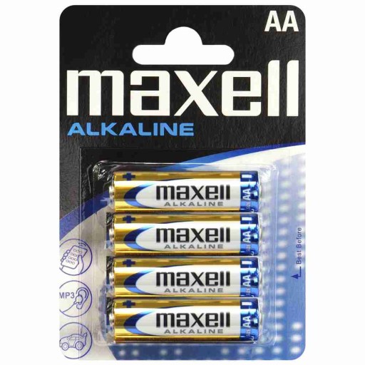 Alkalická batéria LR6 / AA Maxell (blister 4 ks)