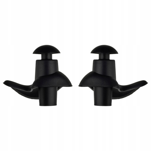Plavecké štuple do uší do bazéna, vodná zátka Aqua-Sport Black