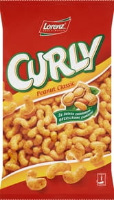 Curly - Kukuričné chrumky s mletými arašidmi