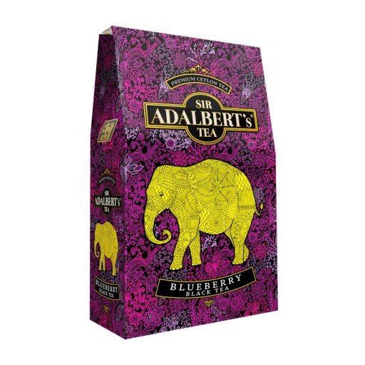 ADALBERTS ČIERNY ČAJ čučoriedkovo-listová BLUŽKA 100G