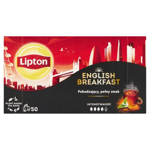 Lipton ENGLISH RAŇAJKY čierny expresný čaj 50 sáčkov 100g
