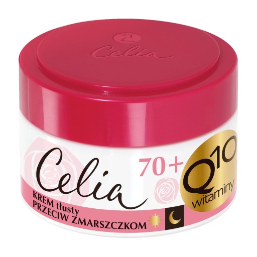 Celia Q10 Mastný krém na tvár 70+ s kolagénom