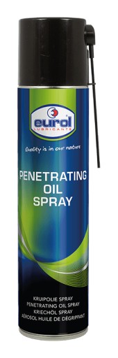 EUROL PENETRAČNÝ OLEJOVÝ SPREJ - ČISTÍ, PRENIKÁ.