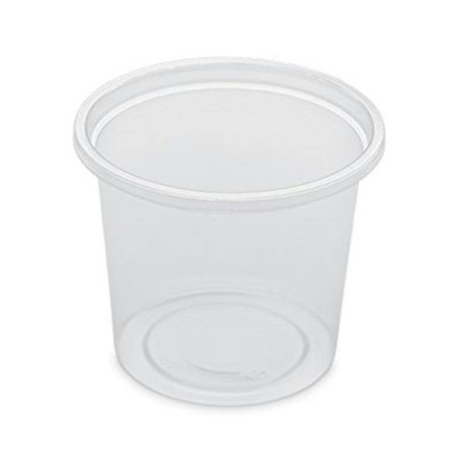 Okrúhla nádoba 125ml PP, 100 ks na omáčky a dipy
