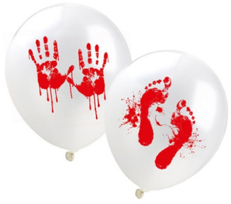 Halloween Balloons Tekvica Ghost Blood MIX Set 15 ks.