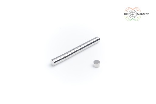 Neodymový cylindrický magnet MW 7x5 N38 10 ks