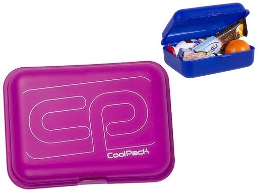 COOLPACK TRANSPARENTNÝ OBEDOVÝ BOX, RUŽOVÝ