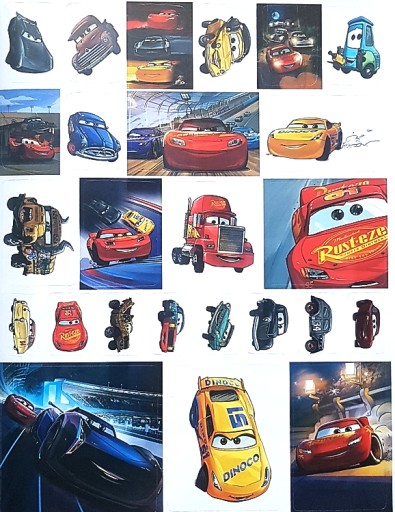 KLASICKÁ XXL Omaľovánka DISNEY AUTA 3 + NÁLEPKY