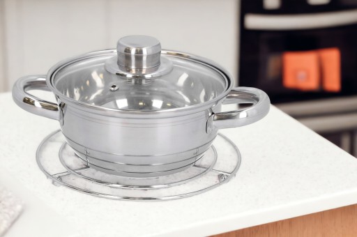 POT PAD stojan na horúce hrnce, 20 cm, chrómovaný kov