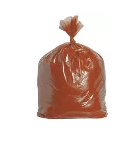 HNEDÉ VRECKÁ NA ODPAD 120L (25) ČERVENÉ PLAST